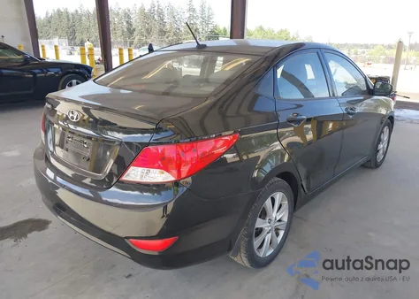 2013 Hyundai Accent Gls from USA, damaged, VIN KMHCU4AE8DU578490